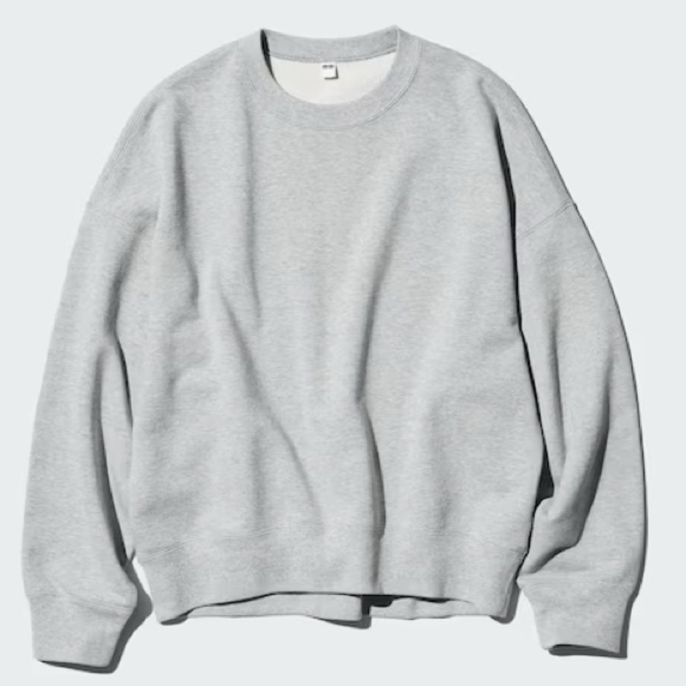 Uniqlo Grey Oversized Crewneck